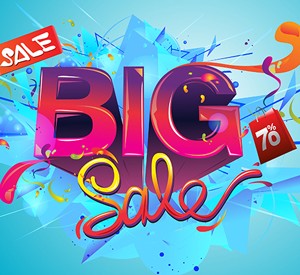 Big Sale In Shopping Mall Big Sale In Shopping Mall